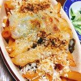 チーズがとろける♪焼きミートソースペンネ